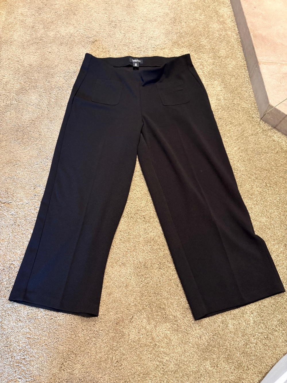 JONES & CO JONES NEW YORK 1X SLACKS - BLACK